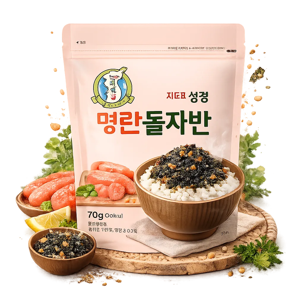 Rong biển vụn ăn liền trứng cá tuyết 70g Sung Gyung